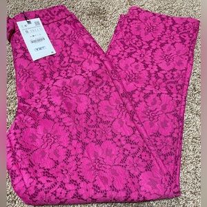 Zara Lace Ankle Pants